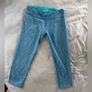 Smartwool PhD Blue Leggings, Wool Blend, Capri Length, Medium